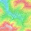 Unterboden topographic map, elevation, terrain