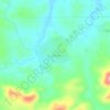 Yorodougou topographic map, elevation, terrain