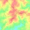 Clem topographic map, elevation, terrain