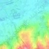 Oude Kwaremont topographic map, elevation, terrain