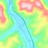 Lambs Creek topographic map, elevation, terrain