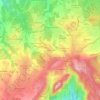 Almoinha topographic map, elevation, terrain