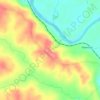 Red Bluff topographic map, elevation, terrain