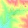 Pajok topographic map, elevation, terrain