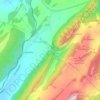 La Scie de la Roche topographic map, elevation, terrain