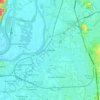 Le Pontet topographic map, elevation, terrain