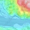 Milton topographic map, elevation, terrain