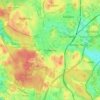 Enebyberg topographic map, elevation, terrain