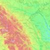 Bucovina topographic map, elevation, terrain