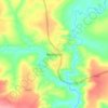 Zambezi District topographic map, elevation, terrain