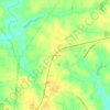 McKinney topographic map, elevation, terrain