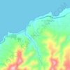 Laazib topographic map, elevation, terrain