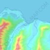 Wainiha topographic map, elevation, terrain