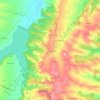 Bajon topographic map, elevation, terrain
