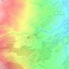 Rainbow Falls topographic map, elevation, terrain