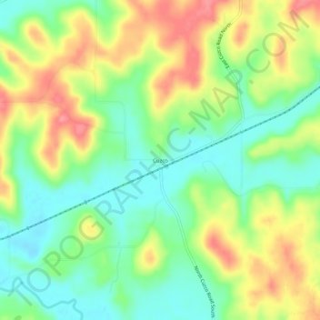 Cuzco topographic map, elevation, terrain