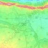 Nicosie topographic map, elevation, terrain