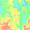 Alliance topographic map, elevation, terrain