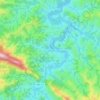 Açungui topographic map, elevation, terrain