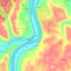 Millsboro topographic map, elevation, terrain