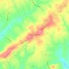 Cashion Crossroads topographic map, elevation, terrain