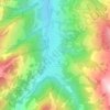 Aschau topographic map, elevation, terrain