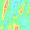 Pau-de-Ferro topographic map, elevation, terrain