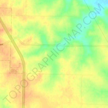 Laplata Lake Dam topographic map, elevation, terrain