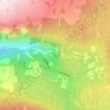 Voringfossen view pt. topographic map, elevation, terrain