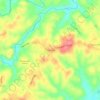 Owensville topographic map, elevation, terrain