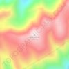 Jbel Ayachi topographic map, elevation, terrain