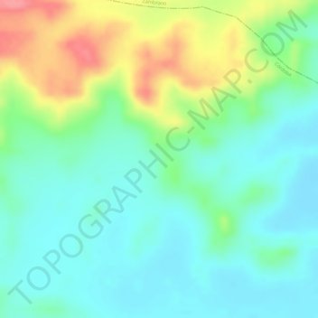 Region Callao topographic map, elevation, terrain