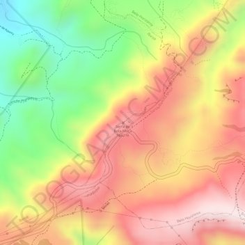 Serra do Rola-Moça topographic map, elevation, terrain