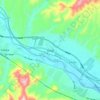红古镇 topographic map, elevation, terrain