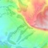 Pessonada topographic map, elevation, terrain
