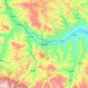 武山县 topographic map, elevation, terrain