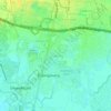 Lengkong topographic map, elevation, terrain