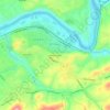 Haven Heights topographic map, elevation, terrain