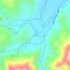 Diteki topographic map, elevation, terrain