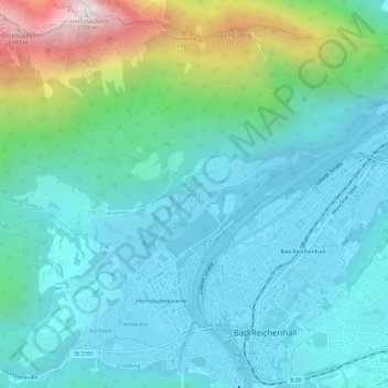 Nonn topographic map, elevation, terrain