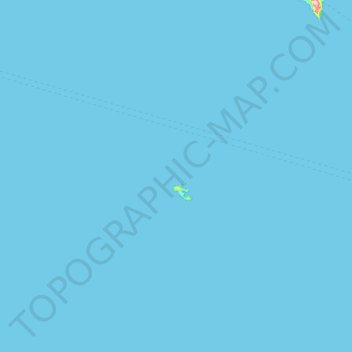 Pulau Gureda topographic map, elevation, terrain