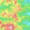 Santa Giulia topographic map, elevation, terrain