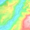 Mousset topographic map, elevation, terrain
