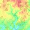 Dadford topographic map, elevation, terrain