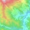 Pembes topographic map, elevation, terrain