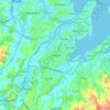Greerton topographic map, elevation, terrain