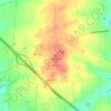 Campbell Hill topographic map, elevation, terrain