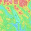 Skien topographic map, elevation, terrain