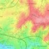 Carrefour des Quarante Bonniers topographic map, elevation, terrain