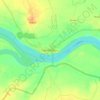 Seorinarayan topographic map, elevation, terrain